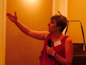 Patricia Suárez - President of Asuapedefin Association