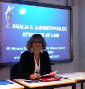 Amalia Sarantopoulos (Greece Lawyer)